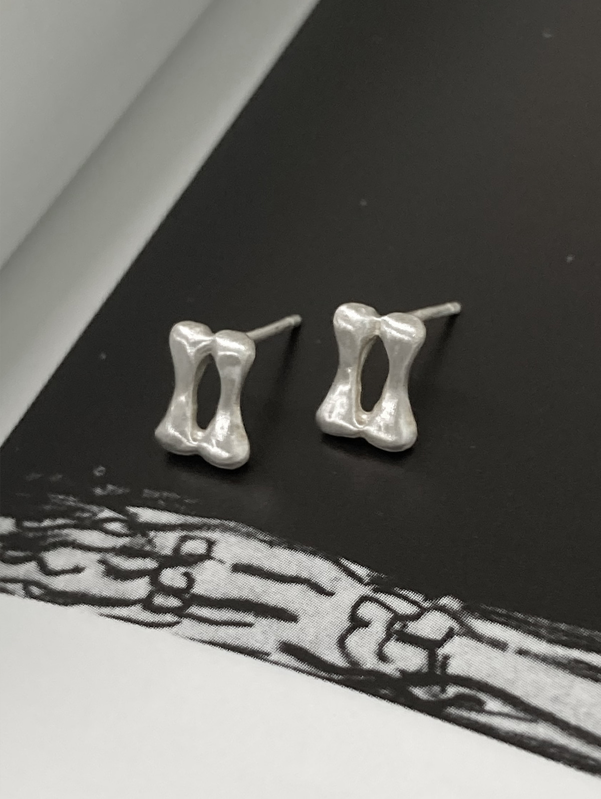 small bone earrings